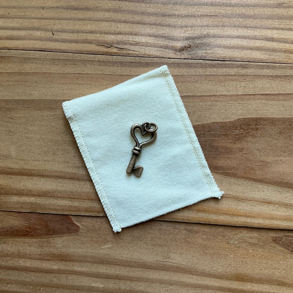 James Avery Heart Key Pendant (retired)
